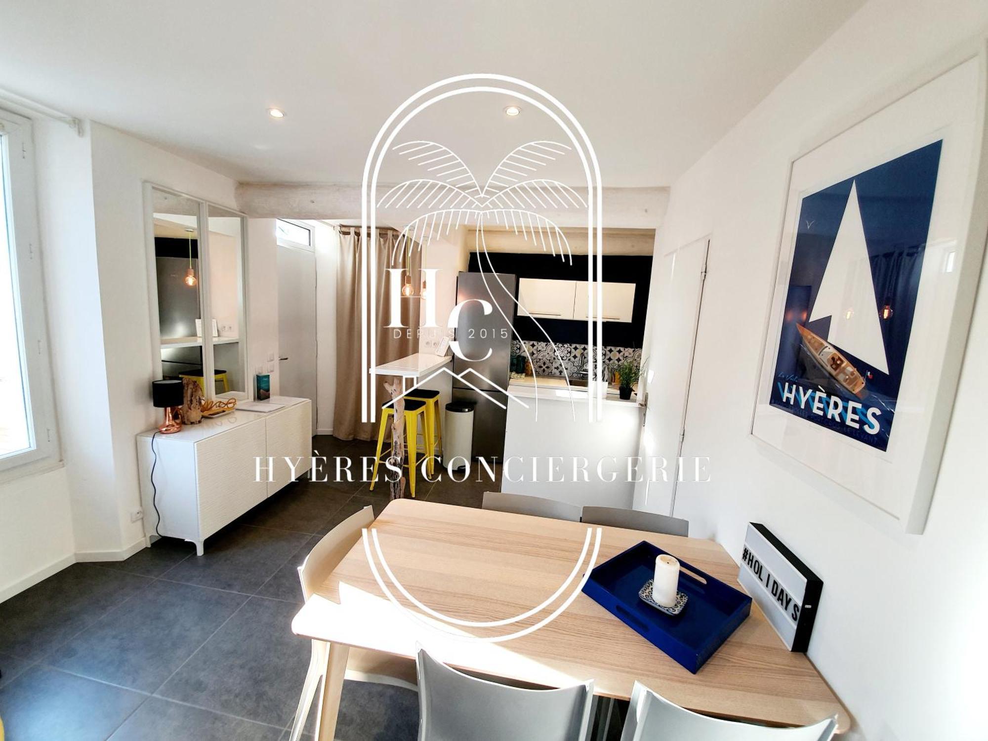 Petit Moulin-T3 Giens-Clim-Parking Apartment Hyeres Bagian luar foto