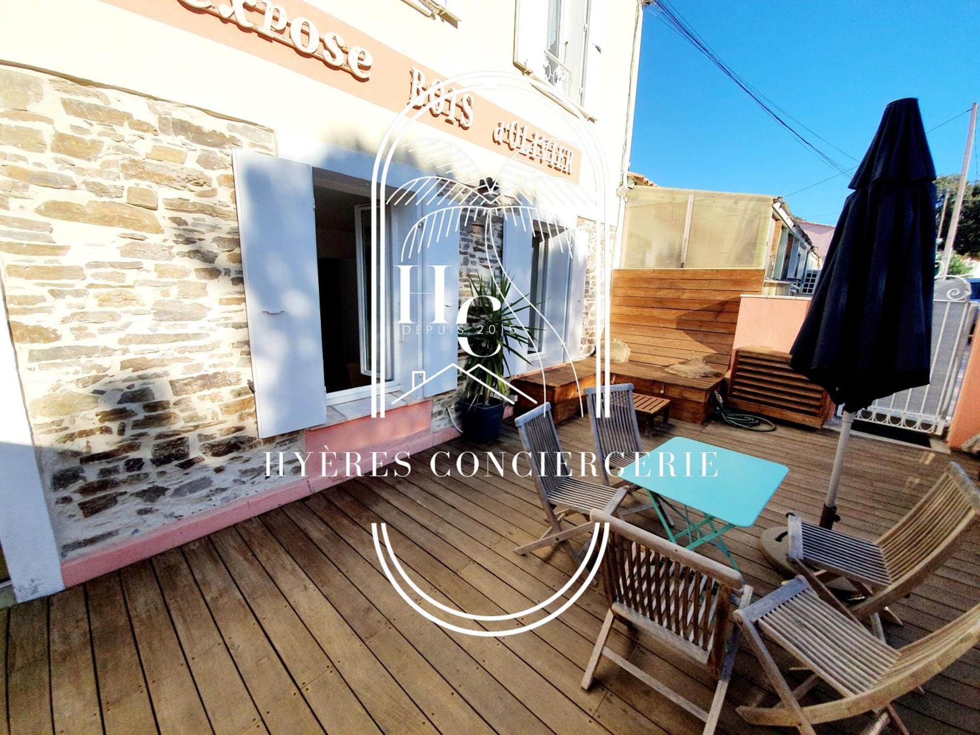 Petit Moulin-T3 Giens-Clim-Parking Apartment Hyeres Bagian luar foto
