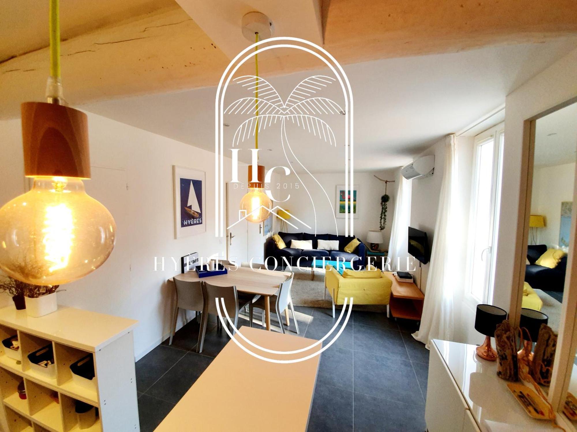 Petit Moulin-T3 Giens-Clim-Parking Apartment Hyeres Bagian luar foto